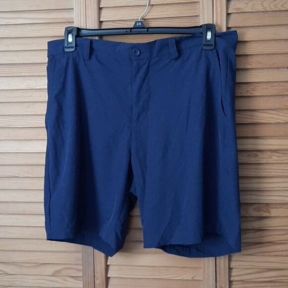 crown & ivy Other - Crown & Ivy Navy Blue 4 Pocket Zipper Closure Activewear Shorts Size 36